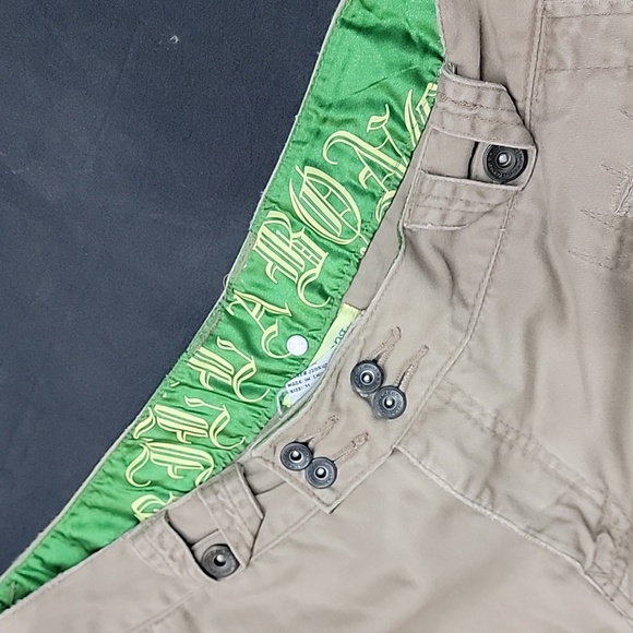 Vintage BILLABONG Khaki Board Shorts Size 11 - Picture 8 of 14